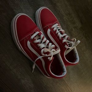 Red Old Skool Vans